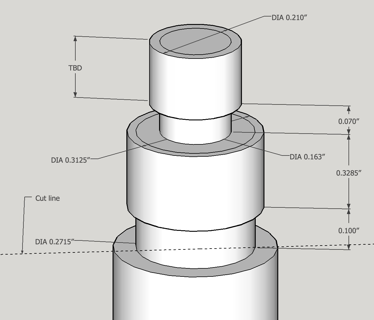 SB shaft original end plan